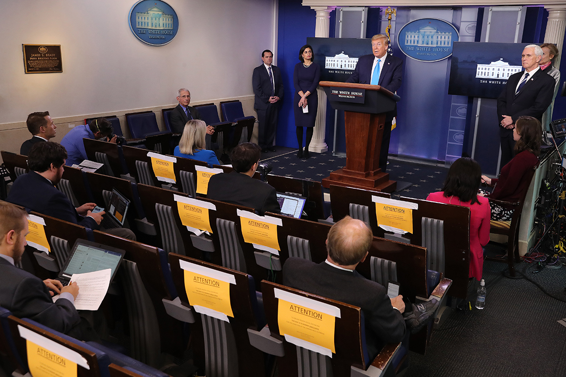 White house press conference